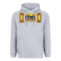 Heather Grey leopard softball mom 16oz libbey glass Heavyweight Hoodie - HRA Design Shop