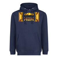 Navy leopard softball mom 16oz libbey glass Heavyweight Hoodie - HRA Design Shop