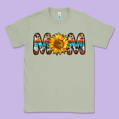 Mom Sunflower Classic Tee Designed By Zillion Design Studio