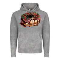 Cloud Rock chocolate donut with candies Vintage Hoodie - AdoDesignShop