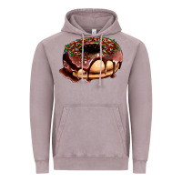 Vintage Zinc chocolate donut with candies Vintage Hoodie - AdoDesignShop