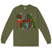 Army Green christmas spirit activite Long Sleeve Tee - Zillion Design Studio