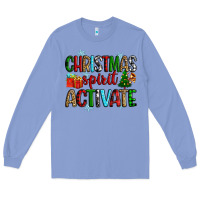 Colony Blue christmas spirit activite Long Sleeve Tee - Zillion Design Studio