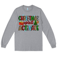 Heather Grey christmas spirit activite Long Sleeve Tee - Zillion Design Studio