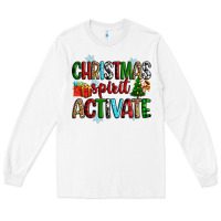 White christmas spirit activite Long Sleeve Tee - Zillion Design Studio