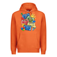 Carrot autism cassette tapes Premium Hoodie - MaliasSmallBusiness