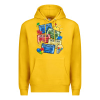 Lemon autism cassette tapes Premium Hoodie - MaliasSmallBusiness
