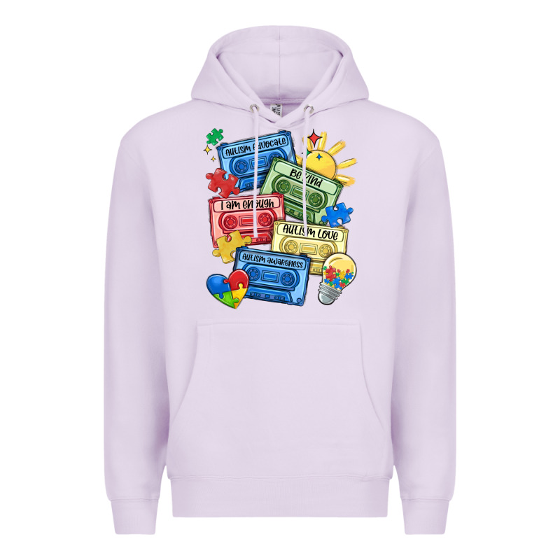 Autism Cassette Tapes Premium Hoodie by MaliasSmallBusiness | Teevron