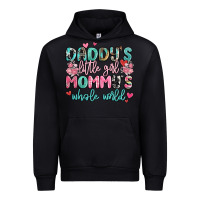 Black daddy's little girl mommy's whole world Urban Hoodie - MaliasSmallBusiness