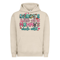 Pigment French Oak daddy's little girl mommy's whole world Urban Hoodie - MaliasSmallBusiness