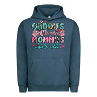 Pigment Midnight Navy daddy's little girl mommy's whole world Urban Hoodie - MaliasSmallBusiness