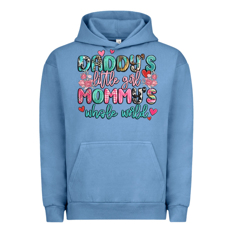 Daddy's Little Girl Mommy's Whole World Urban Hoodie by MaliasSmallBusiness | Teevron