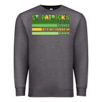 Charcoal Heather st. patricks lucky clover  artiststas Premium Sweatshirt - Artiststas