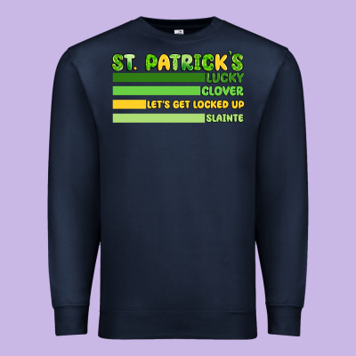 St. Patricks Lucky Clover  Artiststas Premium Sweatshirt Designed By Artiststas
