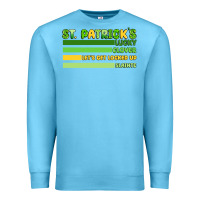 Ocean Blue st. patricks lucky clover  artiststas Premium Sweatshirt - Artiststas