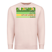 Pale Pink st. patricks lucky clover  artiststas Premium Sweatshirt - Artiststas