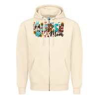 Sandshell nurse mom Zipper Hoodie - texasbilliewilder