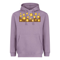 Lavender leopard softball 16oz libbey glass Heavyweight Hoodie - HRA Design Shop