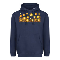 Navy leopard softball 16oz libbey glass Heavyweight Hoodie - HRA Design Shop