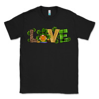 Black st patricks day gnomes shamrock horseshoes love Classic Tee - RanaPortraitStore