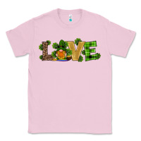 Bubblegum Pink st patricks day gnomes shamrock horseshoes love Classic Tee - RanaPortraitStore