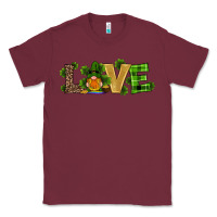 Burgundy st patricks day gnomes shamrock horseshoes love Classic Tee - RanaPortraitStore