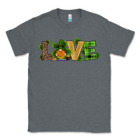 Charcoal Heather st patricks day gnomes shamrock horseshoes love Classic Tee - RanaPortraitStore