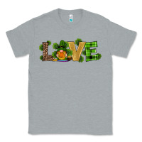 Heather Grey st patricks day gnomes shamrock horseshoes love Classic Tee - RanaPortraitStore