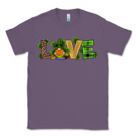Lavender st patricks day gnomes shamrock horseshoes love Classic Tee - RanaPortraitStore
