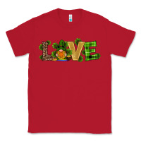 Red st patricks day gnomes shamrock horseshoes love Classic Tee - RanaPortraitStore