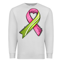 Dove Grey breast cancer sport ribbons Premium Sweatshirt - AdoDesignShop