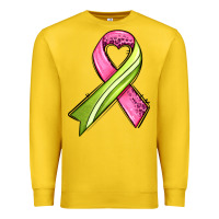 Lemon breast cancer sport ribbons Premium Sweatshirt - AdoDesignShop