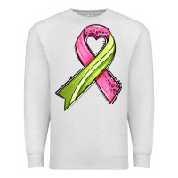 Oatmeal Heather breast cancer sport ribbons Premium Sweatshirt - AdoDesignShop