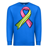True Royal breast cancer sport ribbons Premium Sweatshirt - AdoDesignShop