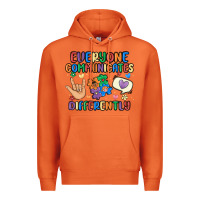 Carrot everyone communicates differently Premium Hoodie - MaliasSmallBusiness