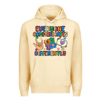 Everyone Communicates Differently Premium Hoodie | Teevron