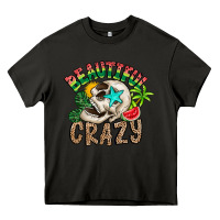 Asphalt Beautiful Crazy Summer Heavy Core Tee - CowhideDigitalArt