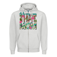 Dove Grey oh honey i am that mom mothers day Zipper Hoodie - texasbilliewilder