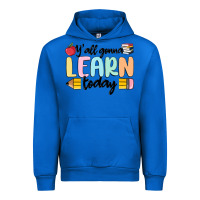 Cobalt y'all gonna learn today Urban Hoodie - MaliasSmallBusiness