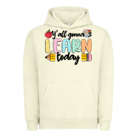 Pigment Pistachio y'all gonna learn today Urban Hoodie - MaliasSmallBusiness