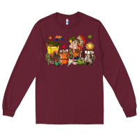 Burgundy arizona coffee cups Long Sleeve Tee - texasbilliewilder