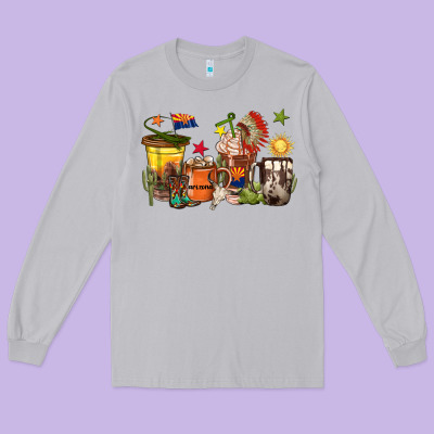 Long Sleeve Tee arizona coffee cups