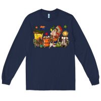 Navy arizona coffee cups Long Sleeve Tee - texasbilliewilder