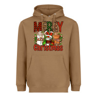 Merry Christmas Coffee Cups Heavyweight Hoodie | Teevron