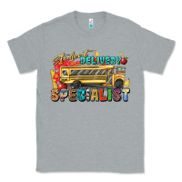 Heather Grey student delivery specialist Classic Tee - texasbilliewilder
