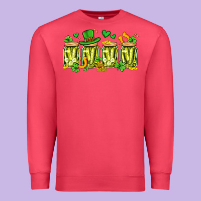St. Patricks Day Pickle Premium Sweatshirt Designed By Artiststas