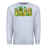 Heather Grey st. patricks day pickle Premium Sweatshirt - Artiststas