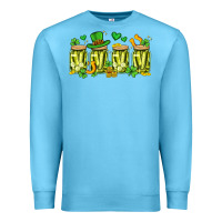 Ocean Blue st. patricks day pickle Premium Sweatshirt - Artiststas