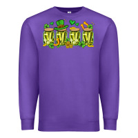 Purple st. patricks day pickle Premium Sweatshirt - Artiststas