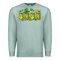 Seafoam st. patricks day pickle Premium Sweatshirt - Artiststas